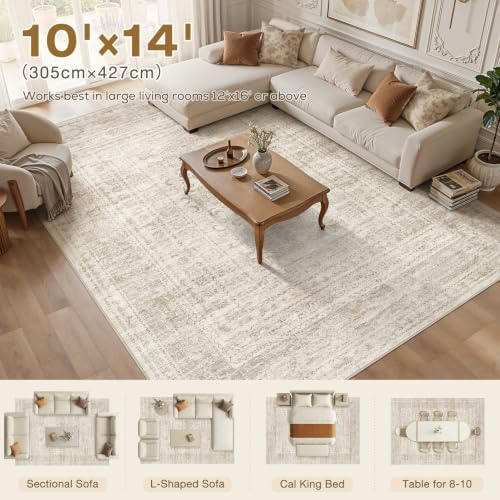 Nakagishi Neutral 10x14 Area Rugs - Image 5