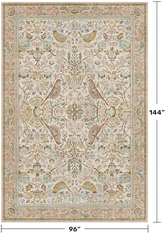 Large Washable Living Room Rug 8x12 - Image 2