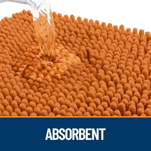 OLANLY Dog Door Mat for Muddy Paws 70x24, Super Absorbent Chenille Mud Mat - Image 3