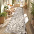 Yamaziot 2x10 Washable Hallway Runner Rug Non Slip Floral Carpet by Yamaziot