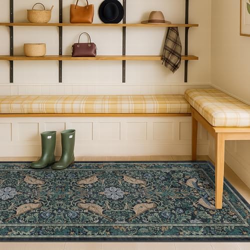 Boho 2x5 Entryway Indoor Runner by HazoHaus