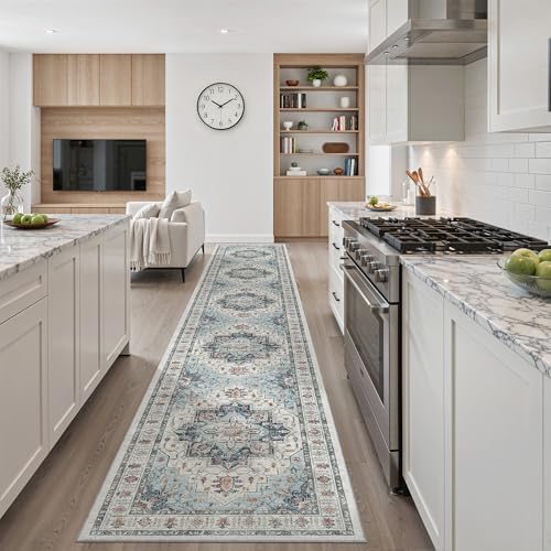 Madane Hallway Runner Rug 2'6''x16' Kitchen Runners Vintage by Madane