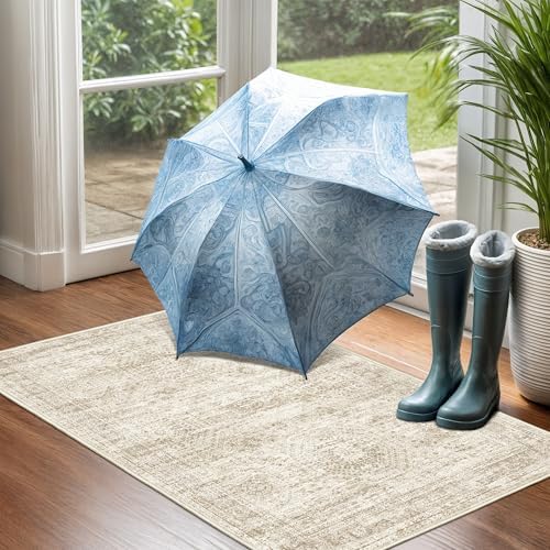 2x3 Rug Non Slip, Small Washable Entryway Rug - Image 5