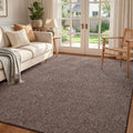 4x6 Brown/White Area Rug Non-Slip Washable Soft by FinRe%CC%80cHome