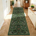 2’6″x 8’Floral Runner Rug for Kitchen Washable Hallway Runner by NakedCloud