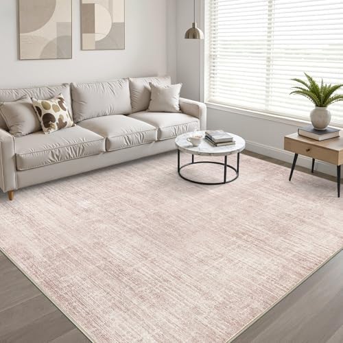 LOONGRUG 8x10 Area Rugs Washable Neutral Modern Rug - Image 7