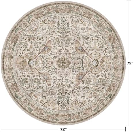 Hazo Haus Boho 6ft Area Round Rug - Image 2