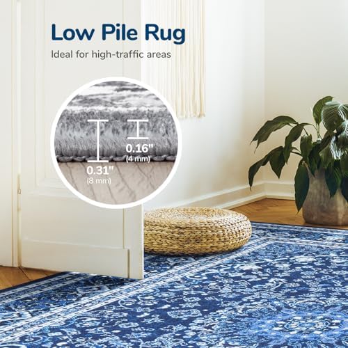 Lessymo 2 x 3 Entryway Rug, Machine Washable Boho Bedroom Rug - Image 5