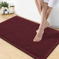Smiry Waffle Bath Mat 30X18, Extra Soft Absorbent Bathroom Rugs by Smiry