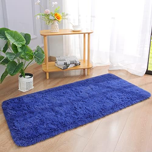 Chicrug Soft Runner Rug for Bedroom Living Room Plush Fluffy Rug 2x4 - Image 4