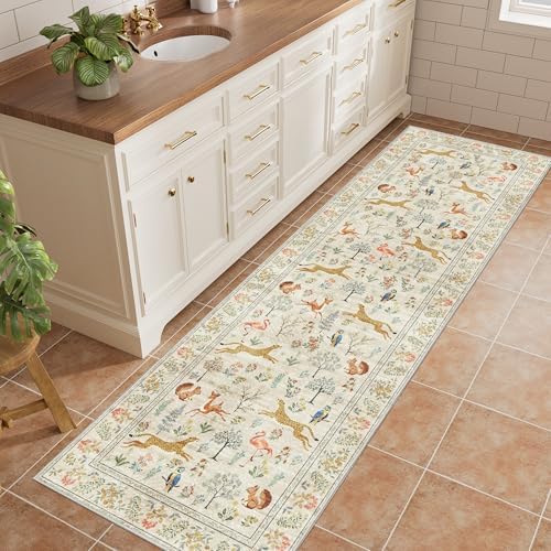 DUKINO 2.6x8 Rug for Hallway, Washable Kitchen Runner Rug Non Slip - Image 3