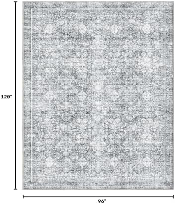Sasttie 8x10 Area Rugs, Ultra-Soft Washable Rug - Image 2
