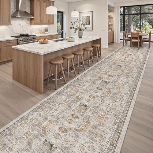 Madane Hallway Runner Rug 3x20 Washable Kitchen Runners 20ft - Image 3