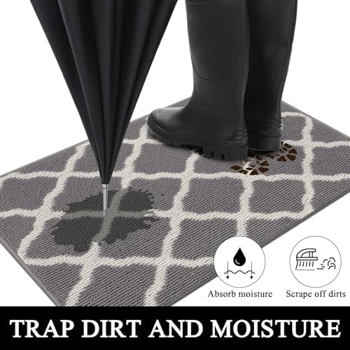 SHACOS Entryway Runner Rugs 2x5 ft Washable Rug Runner Non Slip Rubber Backing - Image 6