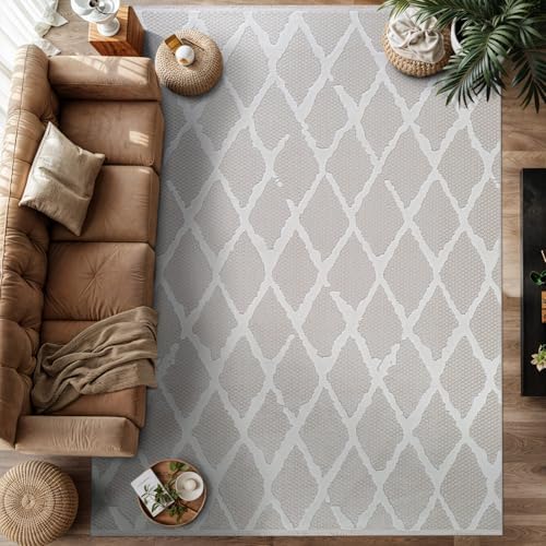 Modern Indoor Rug Diamond 9x12 Area Rugs by Unknown