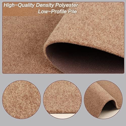 2' x 43' Runner Rugs with Rubber Backing, Indoor Outdoor Utility Carpet Runner - Image 2