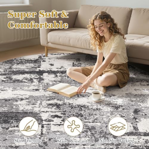 10ft Round Rug, Circle Area Rugs - Image 2