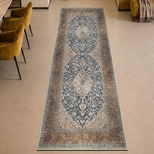 Keen Home Design Vintage Washable Runner Rug, Non-Slip Low Pile - Image 4