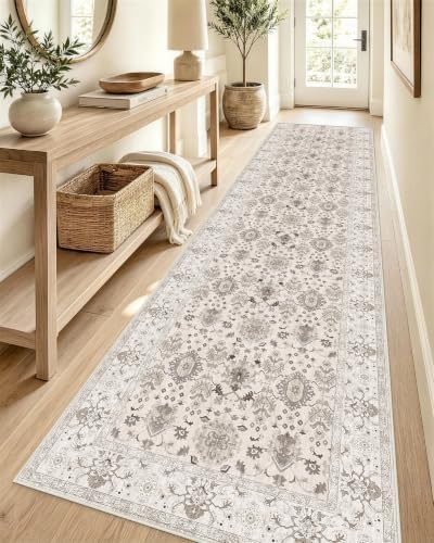 OLANLY 2'6"x12' Washable Runner Rug, Non Slip Carpet by OLANLY