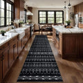 SERISSA 2x10 Washable Non-Slip Boho Runner Rug by SERISSAHomeDecorCollection