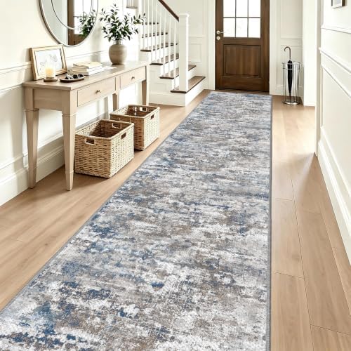 Long Hallway Runner Rug 3x12 ft Textured Non Slip by TTelephant