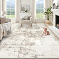 XLUEZ 9x12 Area Rug for Living Room, Washable Modern Abstract Large Area Rug by XLUEZ