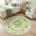 RELEANY Washable Area Rug, Round 4ft by RELEANY