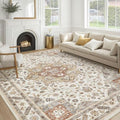 Vintage Living Room Area Rug 8x11 by COTILED