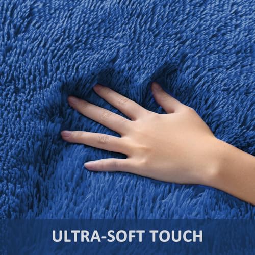 Ophanie 5x7 Blue Rugs for Living Room, Kids Rug, Playroom Navy Area Rugs for - Image 2