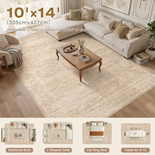 Nakagishi Neutral 10x14 Area Rug - Image 5