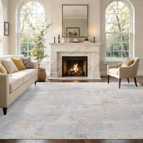8x10 Ft Abstract Washable Area Rugs - Image 2