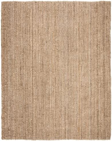 SAFAVIEH Natural Fiber Area Rug 9x12, Jute Knotted Large Natural NF447A - Image 3