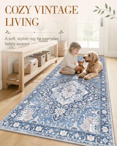 OLANLY 10x12 Washable Area Rug, Soft Non Slip Carpet - Image 3