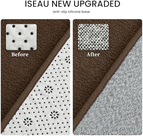 ISEAU 4x6 Soft Area Rug for Bedroom, Washable and Non-Slip - Image 2