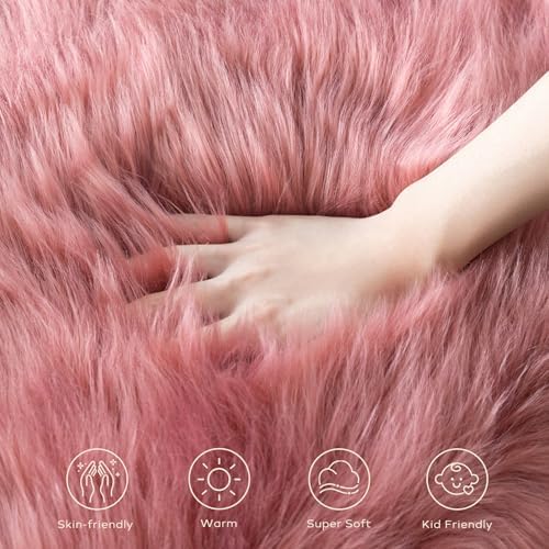 Ashler Faux Fur Area Rug - Image 6