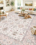OLANLY 9x12 Washable Area Rug, Soft Non Slip Carpet by OLANLY