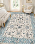 OLANLY 5x7 Washable Area Rug, Soft Non Slip Carpet by OLANLY