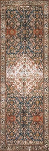 Loloi Layla Ocean/Multi 2'-6" x 12'-0" Runner Rug - Image 3