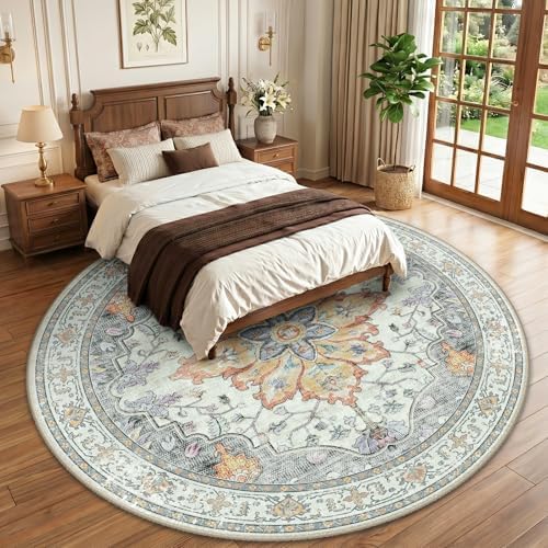 RELEANY Washable Area Rug, Round 10ft - Image 2