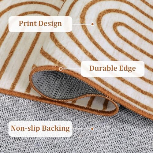 ROYHOME Modern Washable Rug 5x7 Area Rugs - Image 5