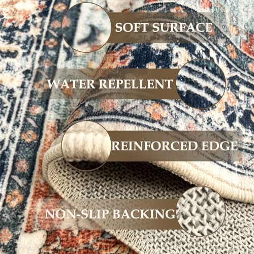 RELEANY Washable Area Rug - Image 4