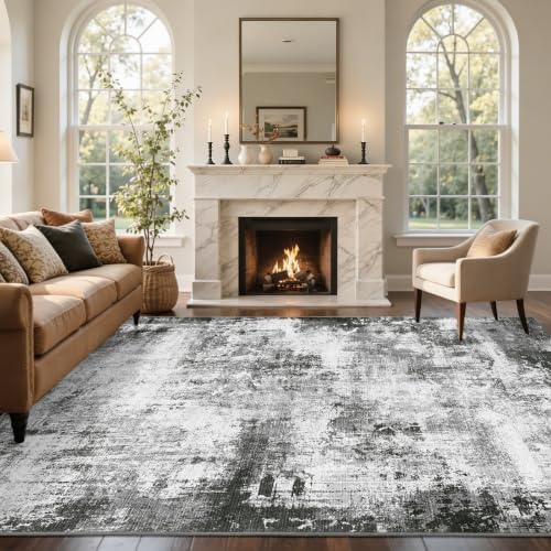 4x6 Ft Abstract Washable Area Rugs - Image 3