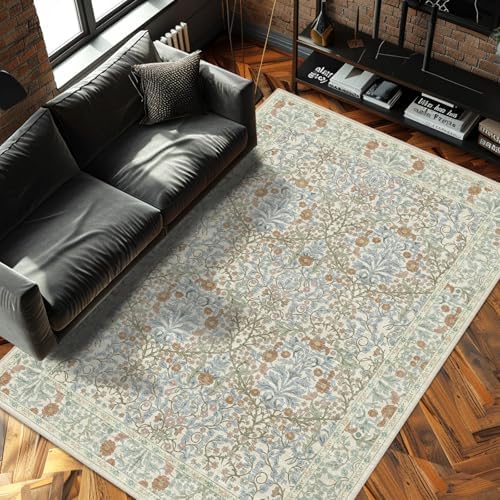6x9 Washable Area Rugs for Living Room Soft Carpet - Image 2