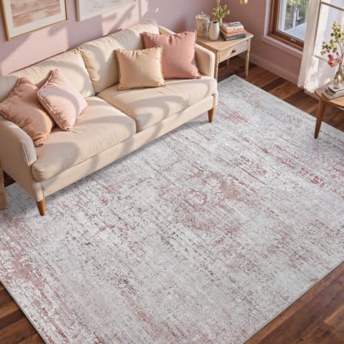 4x6 Ft Abstract Washable Area Rugs - Image 2