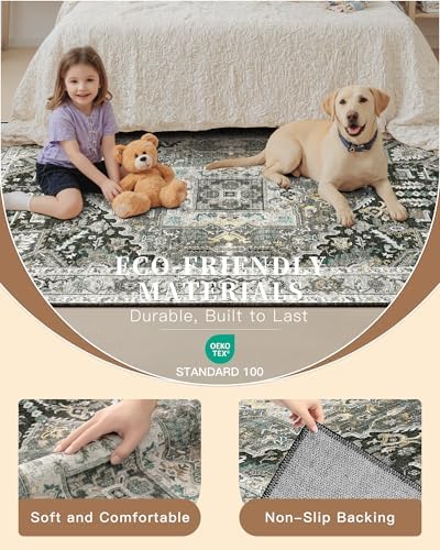 Madane Washable Runner Rugs 2x10 - Image 6