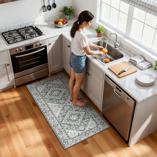 Lessymo 2 x 4 Entryway Rug Machine Washable Boho Area Rug - Image 4