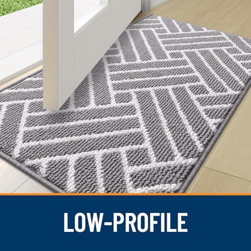 OLANLY Indoor Door Mat 47x20, Low-Profile Dirt Resistant Doormat - Image 4