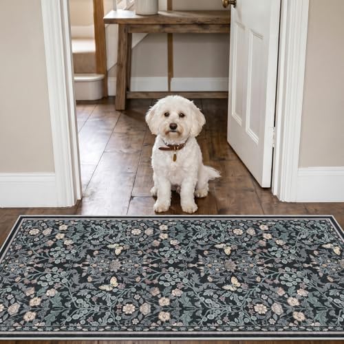 Puino 2x4 Washable Area Rug by Puino