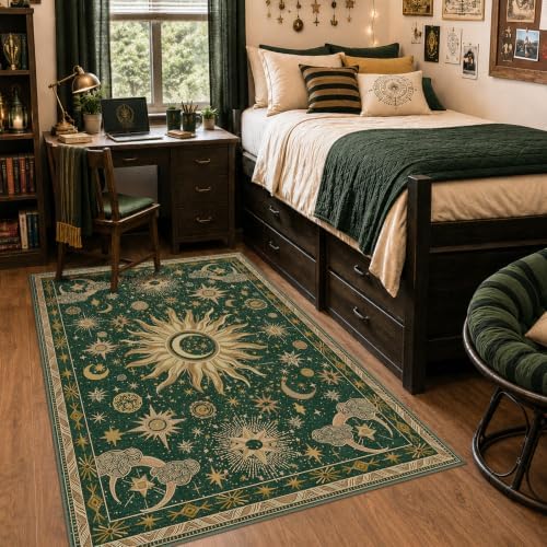 Vacuum-Friendly, 4x6 Washable Area Rug by meejou