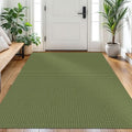 EARTHALL Woven Area Rug 4x6 Ft Washable Rugs by EARTHALL